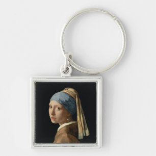 Girl with a Pearl Earring, c.1665-6 (oil on canvas Key Ring