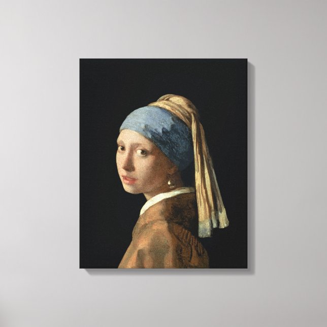 Girl with a Pearl Earring, c.1665-6 (oil on canvas Print (Front)