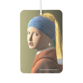 Girl with a pearl earring   car air freshener