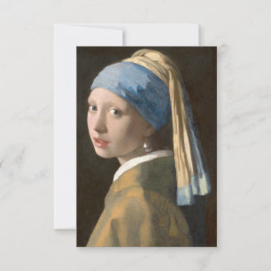Girl with a Pearl Earring Card