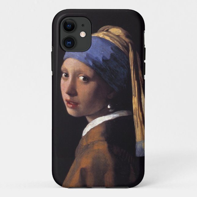 Girl with a Pearl Earring Case-Mate iPhone Case (Back)