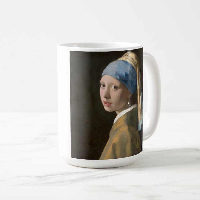 Girl with a Pearl Earring Coffee Mug (Front Right)