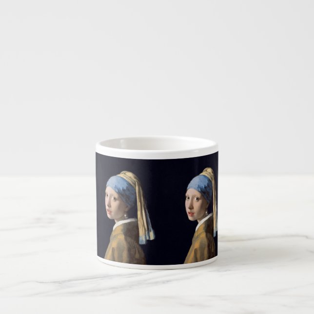 Girl with a Pearl Earring Espresso Cup (Front)
