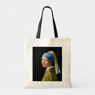 Girl with a Pearl Earring, Johannes Vermeer, 1665 Tote Bag