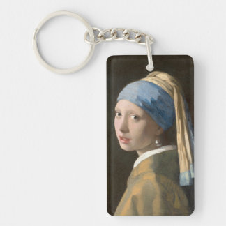 Girl with a Pearl Earring-Johannes Vermeer Art  Key Ring