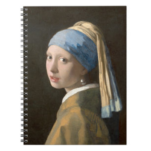 Girl with a Pearl Earring-Johannes Vermeer Art Notebook