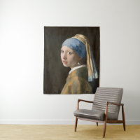 Girl with a Pearl Earring-Johannes Vermeer Art