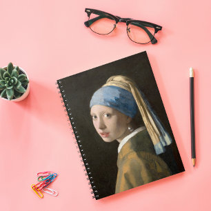 Girl with a Pearl Earring Johannes Vermeer Notebook