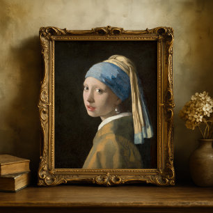 Girl with a Pearl Earring   Johannes Vermeer Poster