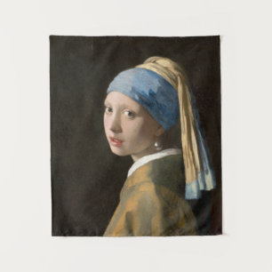 Girl with a Pearl Earring   Johannes Vermeer Tapestry