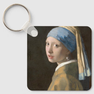 Girl with a Pearl Earring Key Ring