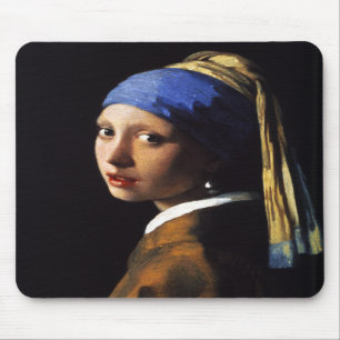 Girl with a Pearl Earring Mouse Pad