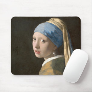 Girl with a pearl earring mouse pad