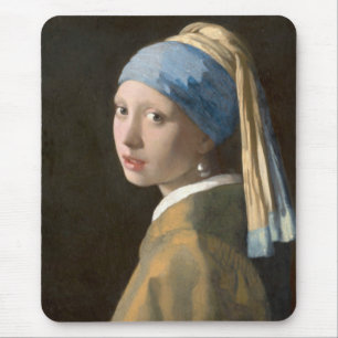 Girl with a Pearl Earring Mouse Pad