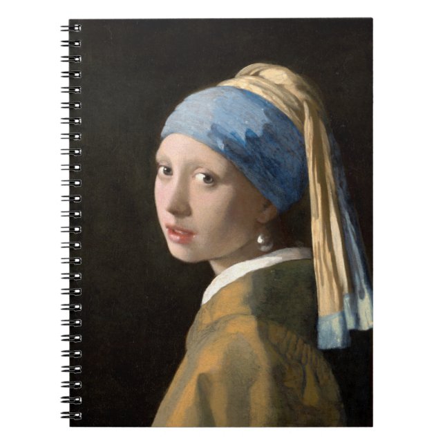 Girl with a Pearl Earring Party Decorations Notebook (Front)