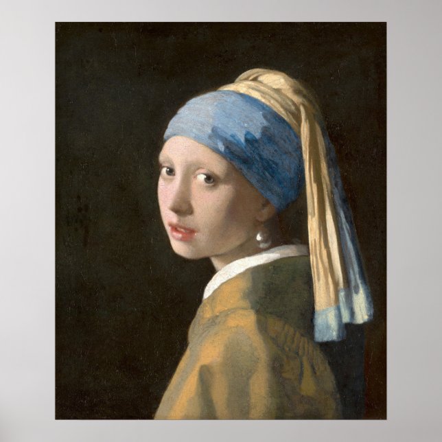 Girl With A Pearl Earring Poster (Front)