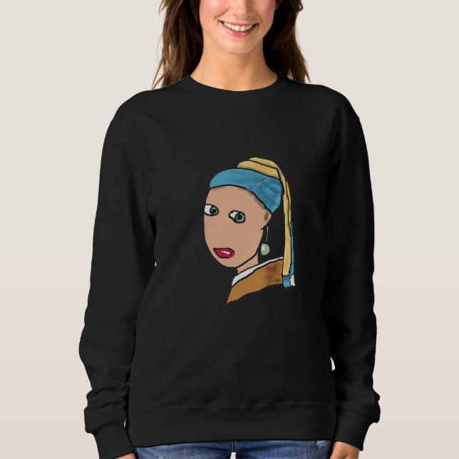 Girl With A Pearl Earring Sweatshirt (Front)