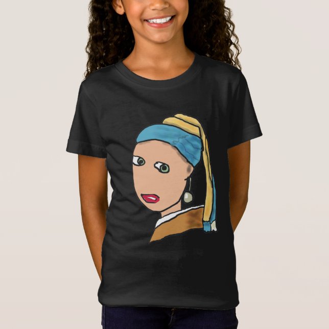 Girl With A Pearl Earring T-Shirt (Front)
