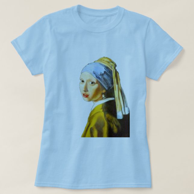 girl with a pearl earring T-Shirt (Design Front)
