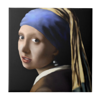 Girl with a Pearl Earring Tile
