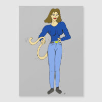 girl with a tail