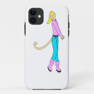 girl with a tail  Case-Mate iPhone case