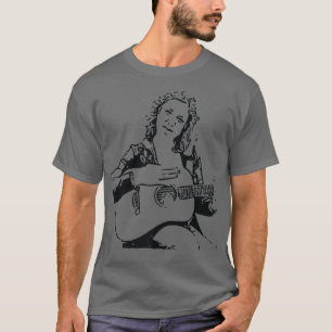 Girl with Acoustic Guitar ArtisticT 445 T-Shirt