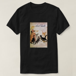 Girl with Cats, Alexandre Steinlen T-Shirt