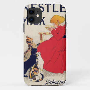 Girl with Cats, Vintage Poster, Alexandre Steinlen Case-Mate iPhone Case