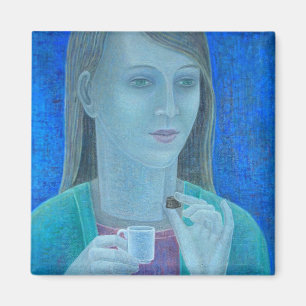 Girl with Chocolate 2011 Magnet