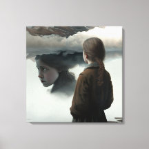 Girl with clouds