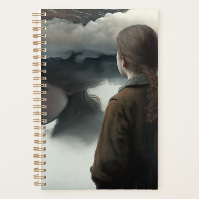 Girl with clouds planner (Front)