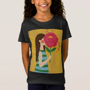 girl with flowers T-Shirt