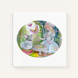 Girl with friends at garden bullet journal