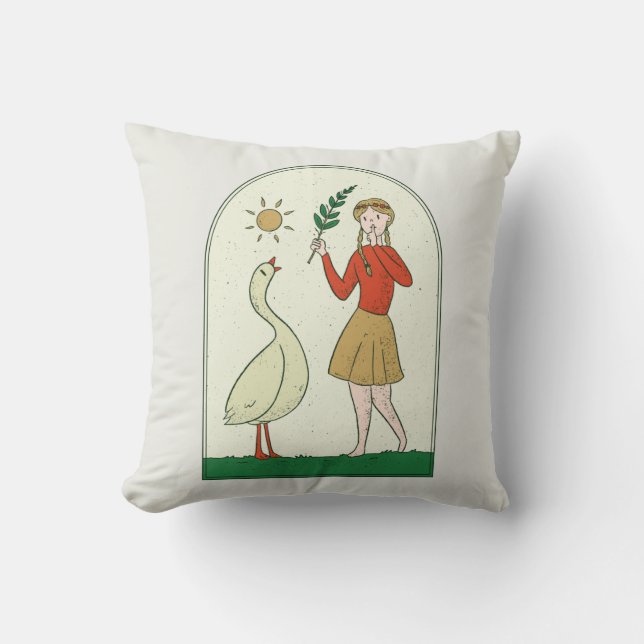 Girl With Goose Cushion (Front)