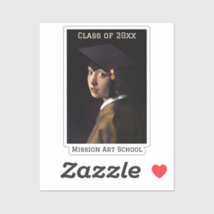 Girl with Grad Cap Graduation