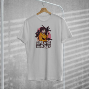Girl With Guns Anime  T-Shirt