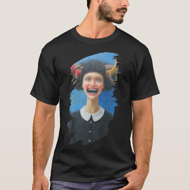 Girl with horns T-Shirt (Front)