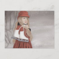 Girl with Ice Skates JW