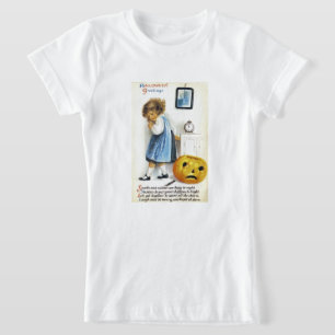 Girl with Jack o' Lantern T-Shirt