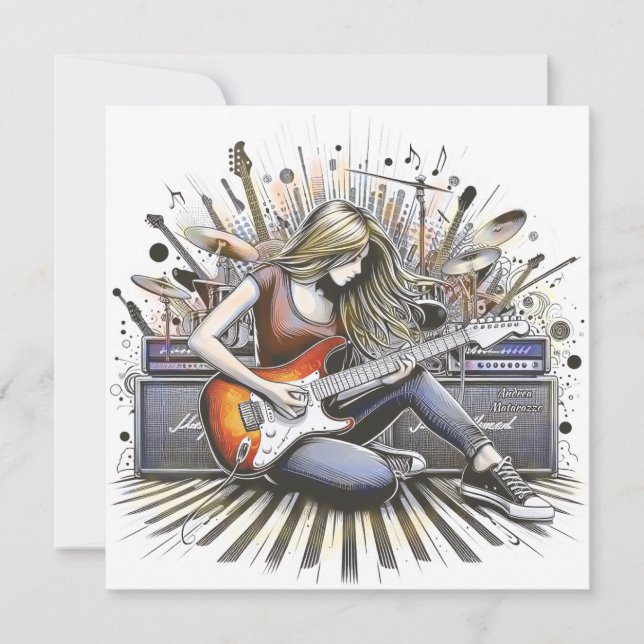 Girl with musical vibes (Front)
