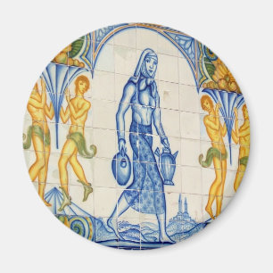 Girl with pitchers magnet