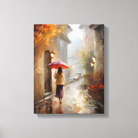 Girl with Red Umbrella
