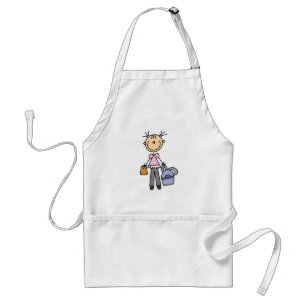Girl with School Bag Standard Apron