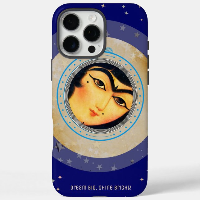 Girl with Stars iPhone 16 Pro Max Case - Dream Big (Back)