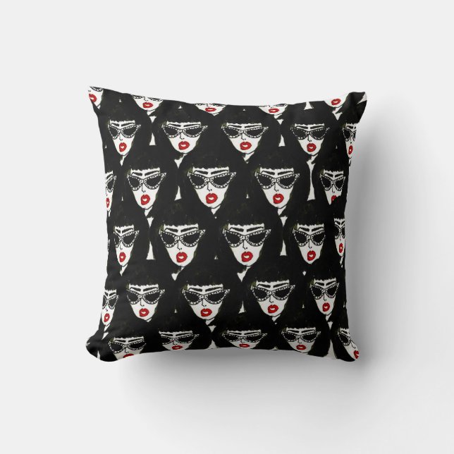*Girl with Sunglasses Cushion (Front)