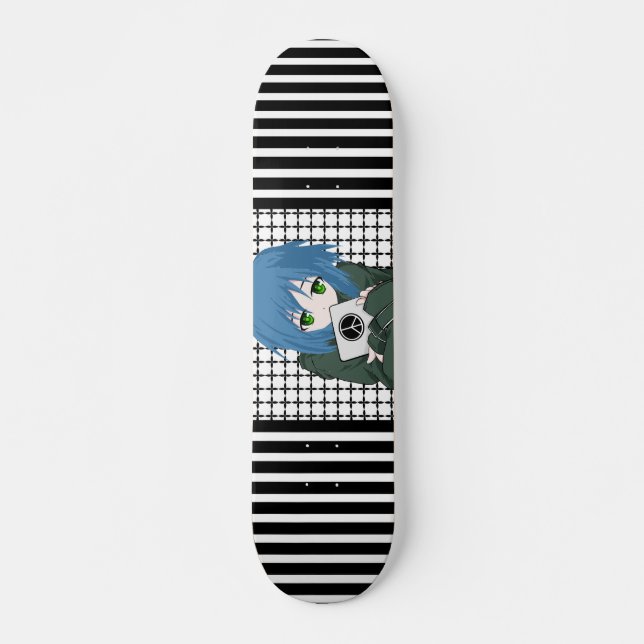 Girl with Tablet Skateboard (Front)