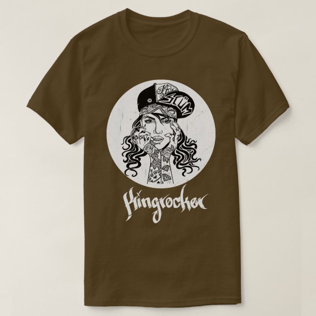 girl with tattoos and ana T-Shirt (Design Front)