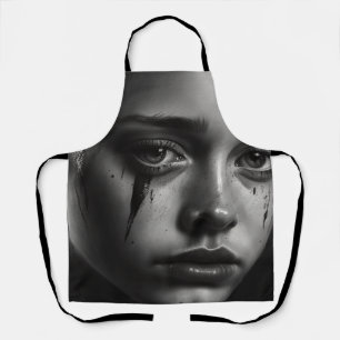 Girl with tears apron