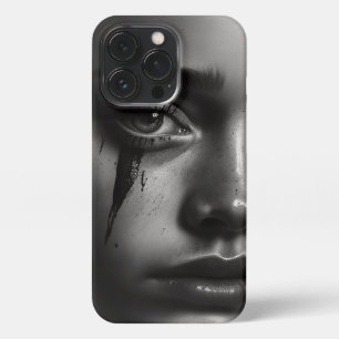 Girl with tears iPhone 13 pro case